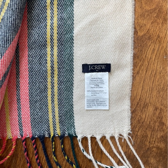 J. Crew Plaid Long Blanket Scarf - Picture 10 of 11
